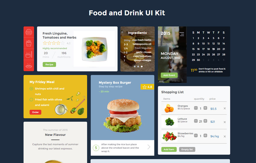 Bootstrap mock ups mobile web ui kits